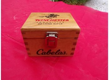 Winchester Finger Jointed Box For 22 Shells From Cabella