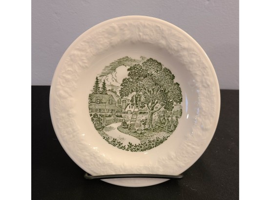 1940s Apple Picking Country Farmhouse Kitchen Taylor Smith & Taylor Pastoral Plate, No Chips