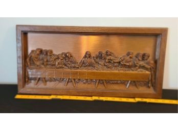 Vintage Coppercraft Guild The Last Supper Wall Plaque
