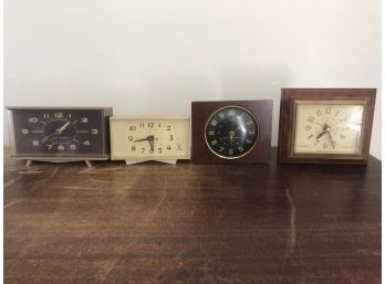 GE Mid Century Desk Clocks
