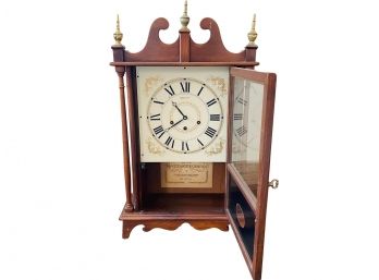 New England Clock Company Wall Clock With Full Westminster Chimes