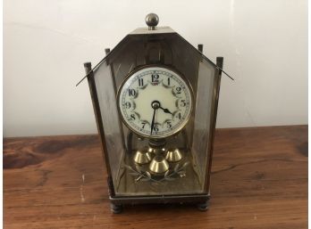 Vintage Clock In Glass