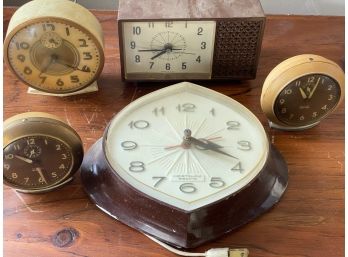 Collection Of Vintage Clocks