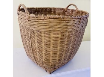 2 Handled Large Basket Well Made