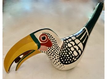 Hand Carved Yellow Hornbill