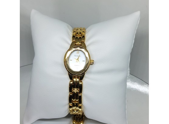 Beautiful Ladies Armitron Gold Tone Watch