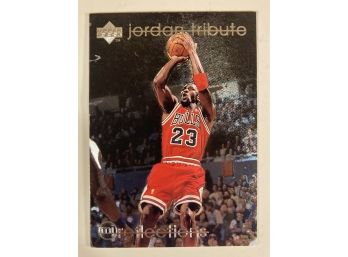 Michael Jordan '98 Upper Deck 'Jordan Tribute' Refractor Card