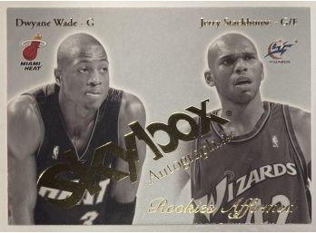 Dwayne Wade RC - '04 Skybox Autographic Rookie Affirmed Card