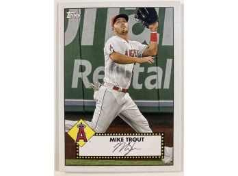 Mike Trout '21 Topps 1952 Redux Insert