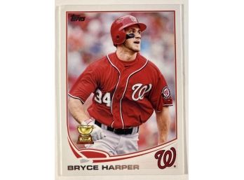 Bryce Harper RC - '13 Topps Rated Rookie Card