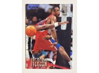 HOF Allen Iverson RC - '96-97 Fleer Featured Rookie
