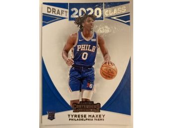 Tyrese Maxey RC - 21 Panini Contenders Draft Class 2020 Rookie Insert Card #26