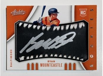 Ryan Mountcastle '21 Absolute Baseball Silver Stitch Patch LE 65/99 Autograph Card