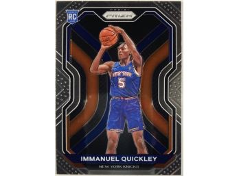 Immanuel Quickley RC - '21 Panini Prizm Featured Rookie