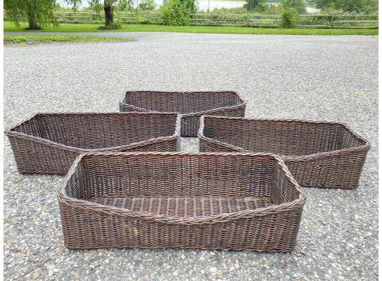 Set Of Four  Closet Storage Baskets