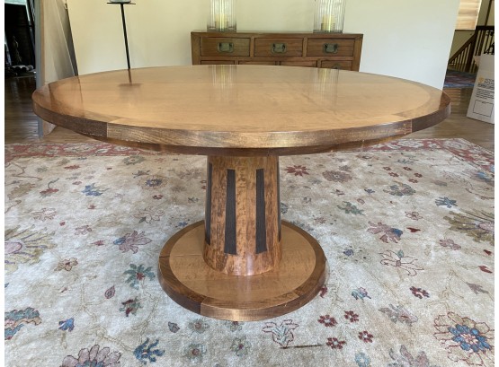 Phillipe Hurel Expandable Pedestal Dining Room Table, France