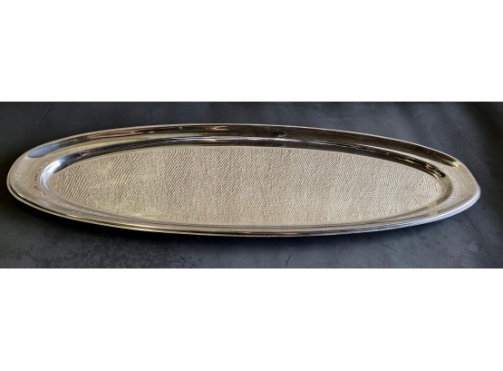 Large Silver Plate Serving Platter