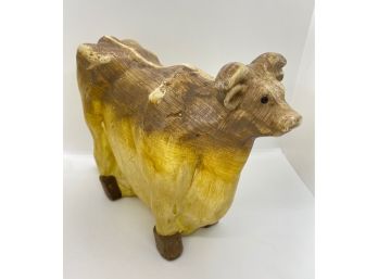Vintage Cow Figurine