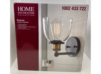 New In Box Home Decorators Collection Sconce