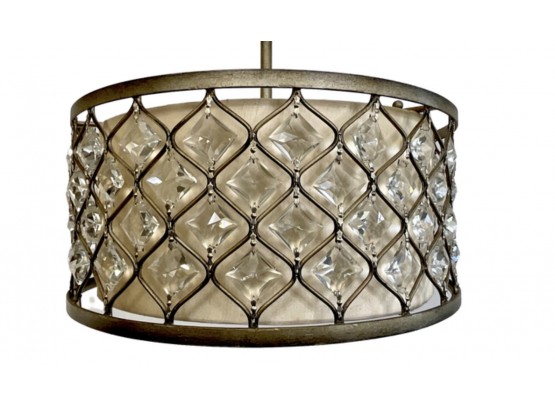 Elegant Timeless Crystal Contemporary Pendant With Extension Rods