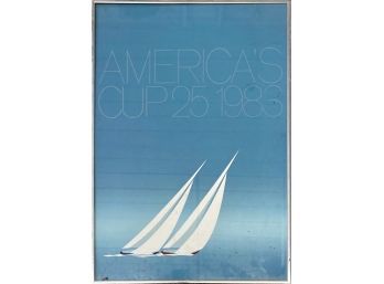 Keith Reynolds Duel Americas Cup 25 1983 Sailing Print