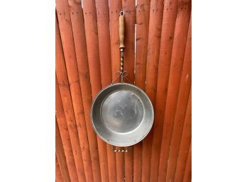 Forged Copper And Metal Chestnut Pan