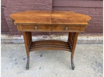 Antique 18th Century Inspired Clawfoot Console Table