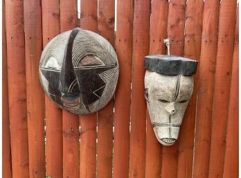 Wood Tribal Masks