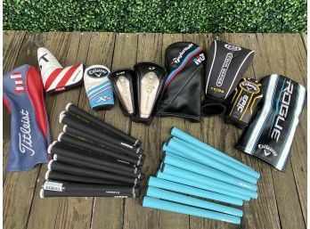 Golf Club Grips And Golf Club Covers