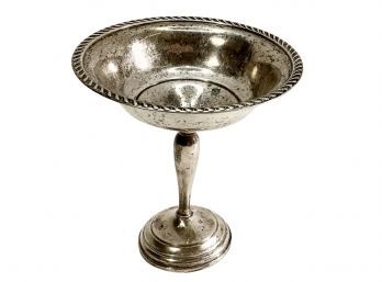 Weighted Sterling Compote Dish