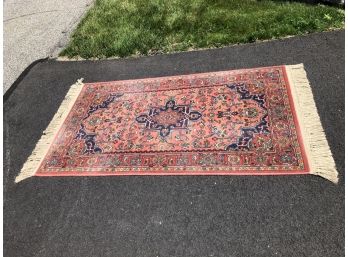 Beautiful KARASTAN Medallion Serapi - All Worsted Wool - Great Condition & Colors - Lovely Rug ( S )