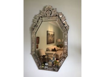 Fabulous VERY Ornate Venetian Style Mirror - Amazing Decorator Item - VERY High Quality - Paid $1,650