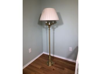 Fabulous STIFFEL Brass Floor Lamp A CLASSIC / High Quality - Lacquered Brass - Paid $635 - No Polishing Needed