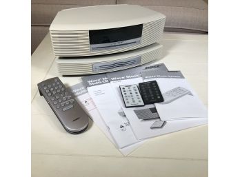 Amazing BOSE WAVE Radio With Optional CD Unit - Comes With Remote & Booklet - FULLY TESTED - WORKS PERFECTLY !