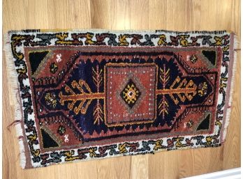 Lovely Antique Hand Made Oriental Rug - Beautiful Unusual Colors - 40' X 22' - Lovely Old Estate Rug