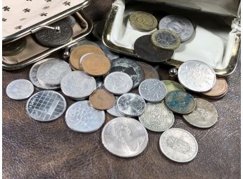 Group Lot Of Over Vintage & Antique Coins - All Foreign 1920 - 1929 - 1896 Many Other Dates ALL FOR ONE BID