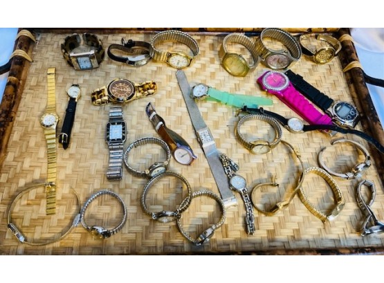Grouping Of 27 Estate Watches