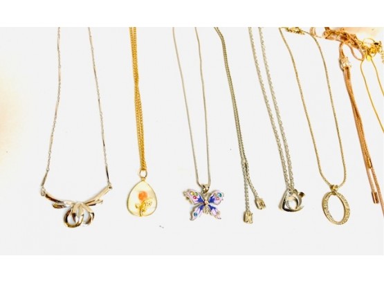 Collection Of Dainty Necklaces - 10 Pieces