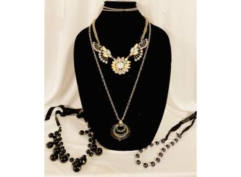 Collection Of Five Fashion Necklaces