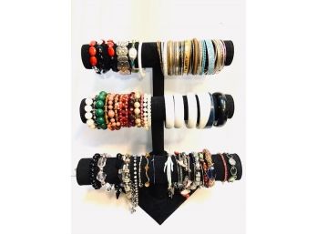 Large Collection Of Bracelets. Vintage To Now