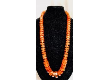 Chunky Faux Amber Statement Necklace