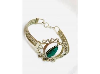 Southwestern Style Cuff-Like Bracelet With Turquoise