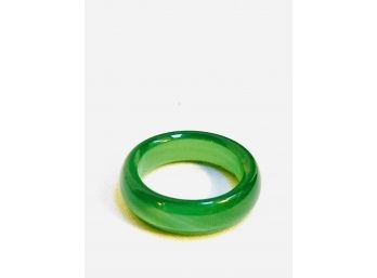 Solid Jade Band - Ring - Size 6