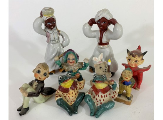 Group Of Vintage Elves, Gnomes And Other Various Themes, Mostly From Occupied Japan.