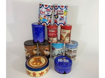 Group 3 Of Vintage Tin Collection