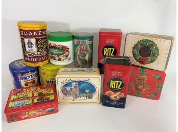 Group 2 Of Vintage Tin Collection