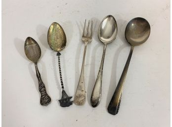 Group Of Sterling Silver Silverware 3.67 Ozt