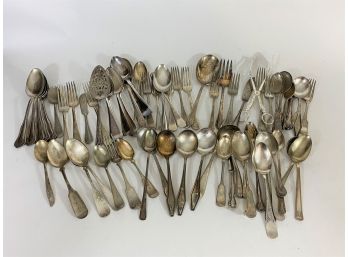 Group Of Vintage Silver Plate Silverware
