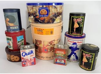 Group 7 Of Vintage Tin Collection