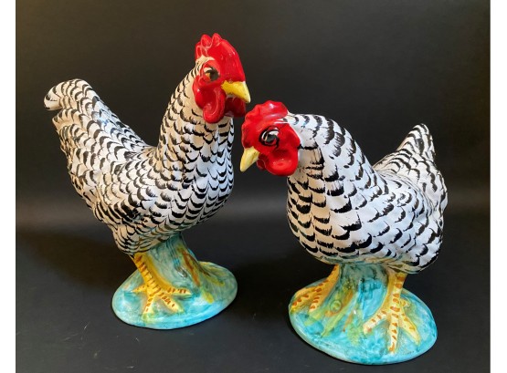 Absolutely Fabulous Ceramic Hens